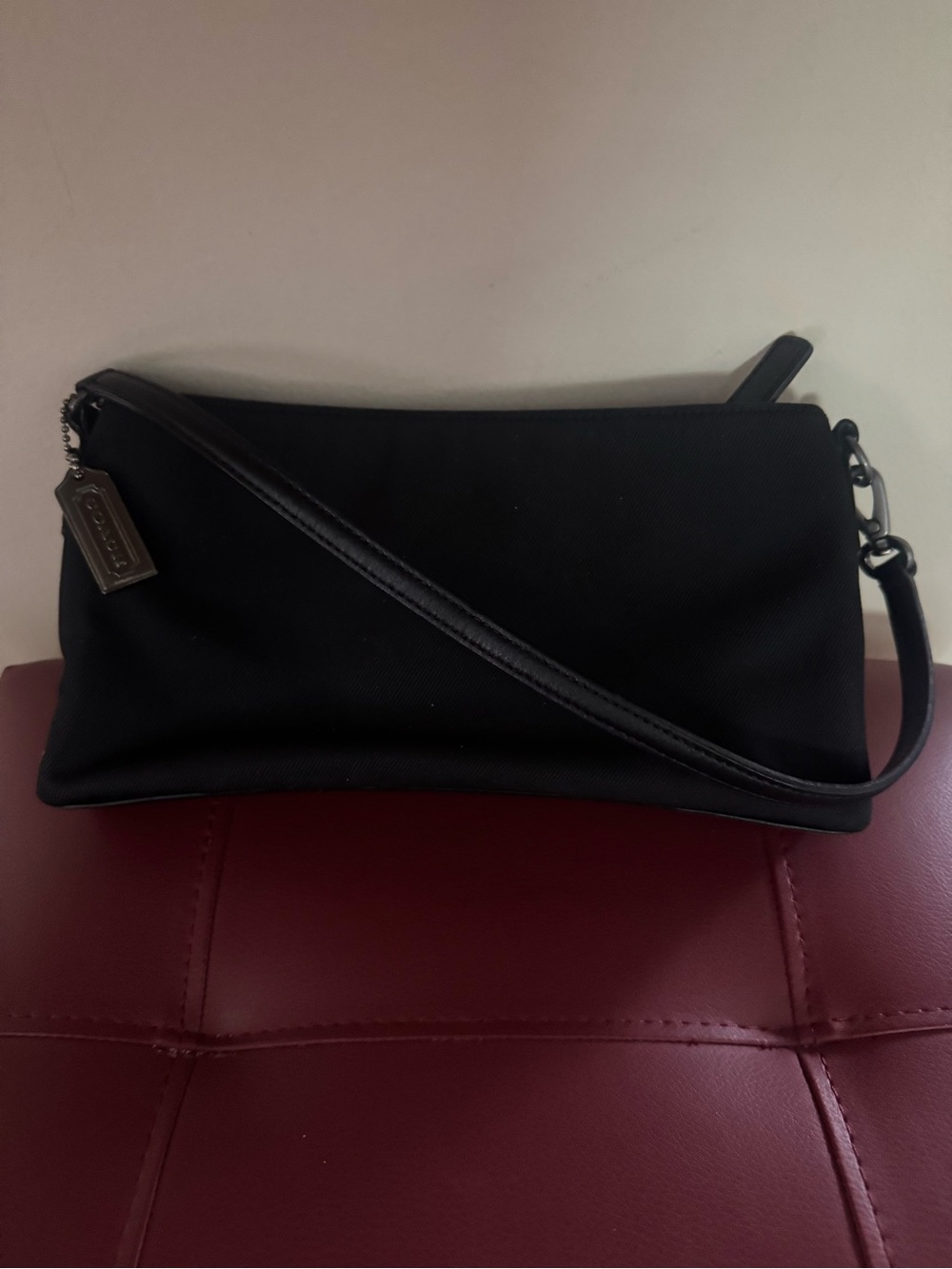 COACH Vintage Demi Mercer Luxury Designer Nylon Shoulder Bag Purse 7407